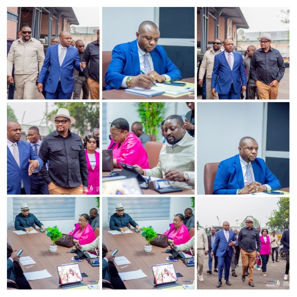 RMbombo15413's tweet photo. Le DG de @transcordc a pris part à une session extraordinaire du Conseil d'administration consacrée au redressement et à la relance de l'entreprise. Une visite des services avec le PCA a également permis d'échanger avec les équipes et de réaffirmer l'engagement.

@CKilubu https://t.co/O2R8gfHOEp