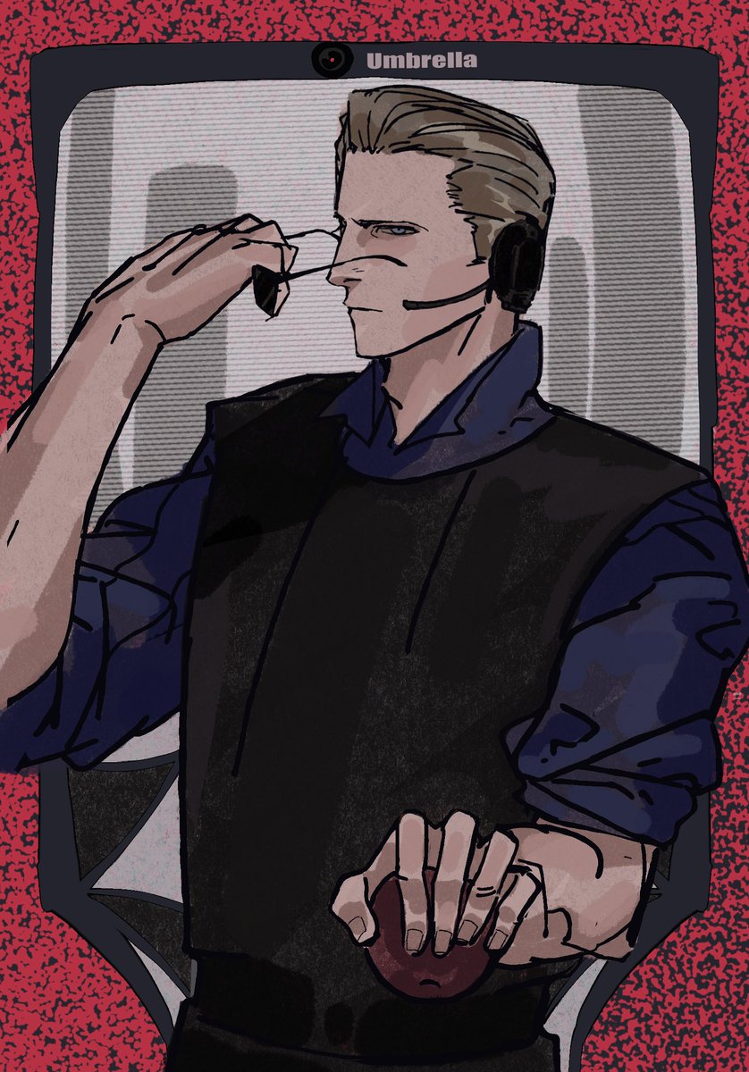 SAMI_0618's tweet photo. Happy mansion incident day #AlbertWesker https://t.co/uBieyNQPqP