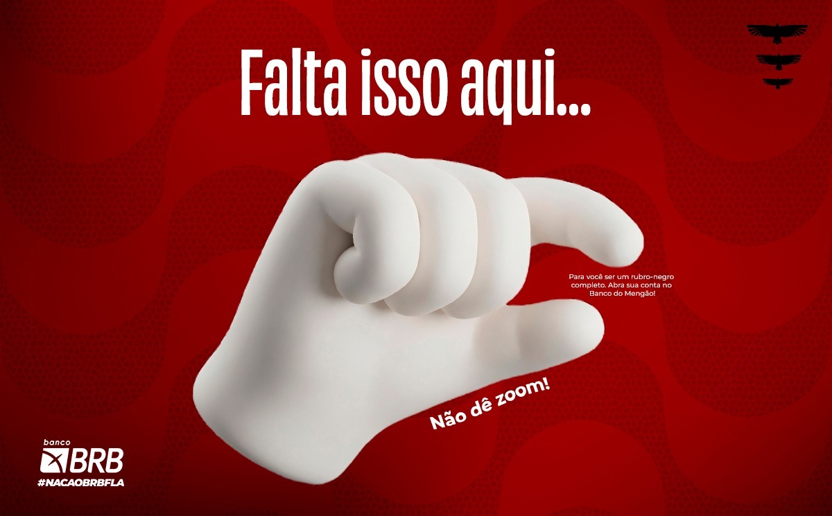Flamengo's tweet photo. Torcedor completo carrega o Mengão também na carteira. Abra sua conta no Nação BRB FLA, o banco oficial da torcida rubro-negra.

É rápido e fácil. Baixe o app nas lojas para iOS ou Android e aproveite!

#BRBFla #ad https://t.co/D4ffiz25I0