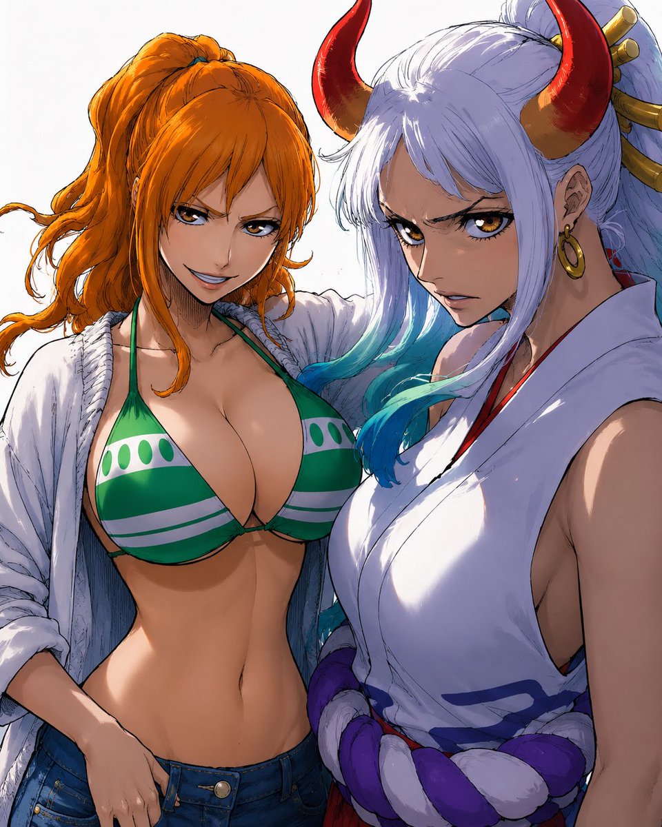 ShonenSirens's tweet photo. Peak Duo.

#OnePiece #Nami #Yamato #AnimeArt https://t.co/CzBHQ3RE3b