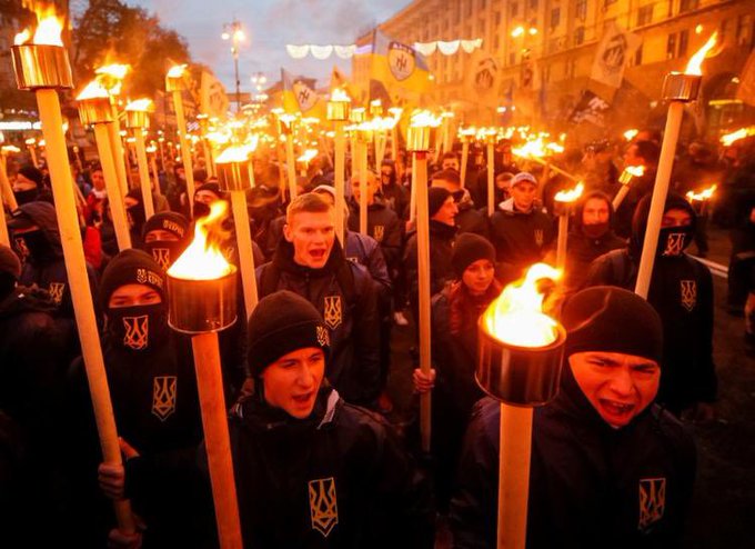 afshinrattansi's tweet photo. 'There are no Nazis in Ukraine'

Ukraine: https://t.co/rDSIYvq8uy