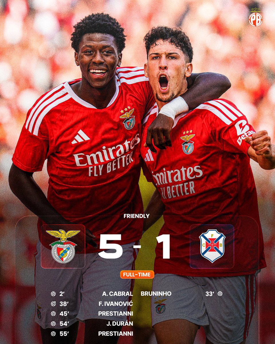 plusbenfica's tweet photo. FT ⏰ SLB 5-1 BEL

Opiniões? ✍️🤔 https://t.co/hhtsuEChW4