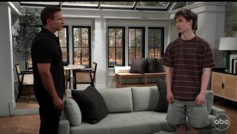 soaptopias's tweet photo. Loved Jason & Rocco’s scenes today ✨ They bring the best out of each other ‼️ #GH #GeneralHospital #ABC #FinnCarr #SteveBurton https://t.co/rv58KL71Q2