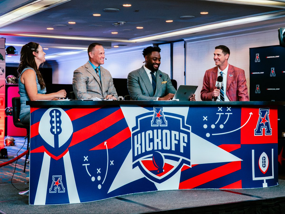 FAUFootball's tweet photo. Quiet on set ‼️🎙️

#WIP🏝️ https://t.co/yFjoOWhIAG