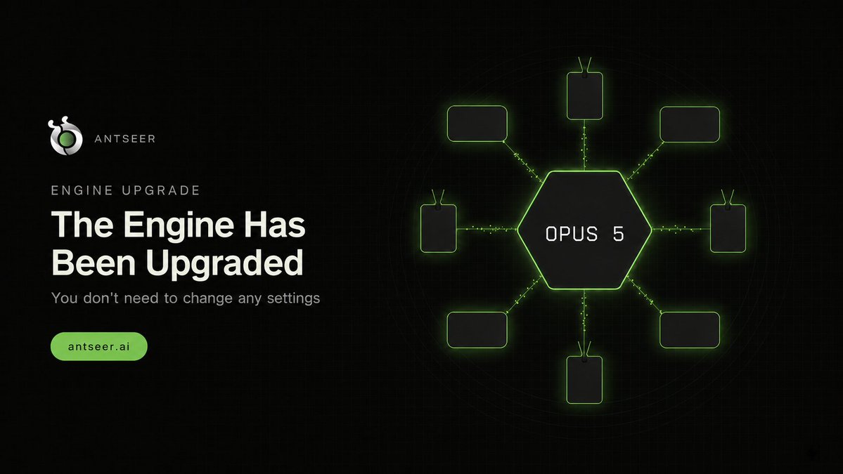 Antseer_ai's tweet photo. Claude Opus 5 dropped last night. Antseer is already connected.

Anthropic's headline isn't that it's faster. Opus 5 sets new highs on coding and knowledge work benchmarks — but what they emphasize most isn't raw intelligence. It's self-correction: the ability to verify its own work, catch its own mistakes, and fix them without you having to loop back and prompt it again.

In financial analysis, that trait is worth more than a few extra IQ points.

No setup needed on your end. Every Skill on SkillHub and every AI Employee in the marketplace now runs on Opus 5. Your data, methodology, backtests, and disclaimers stay exactly as they are. Only the engine underneath has changed.

K3 last week. Opus 5 this week. Models keep evolving — your capability assets don't have to move with them.

Pick a Skill and run it, or check in on your AI Employees today: https://t.co/I3dkDYLyZh