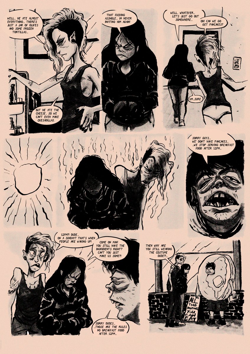 esachuzma's tweet photo. DESAYUNO P1... Cómic nunca antes publicado. https://t.co/fSVxXmzZET
