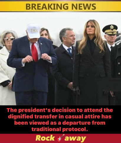 KtBL86's tweet photo. @geyerstephen @SenDuckworth Trump wore a baseball cap during a dignified transfer of hero’s. So disrespectful. So embarrassing https://t.co/xZ1qFb5Lkx