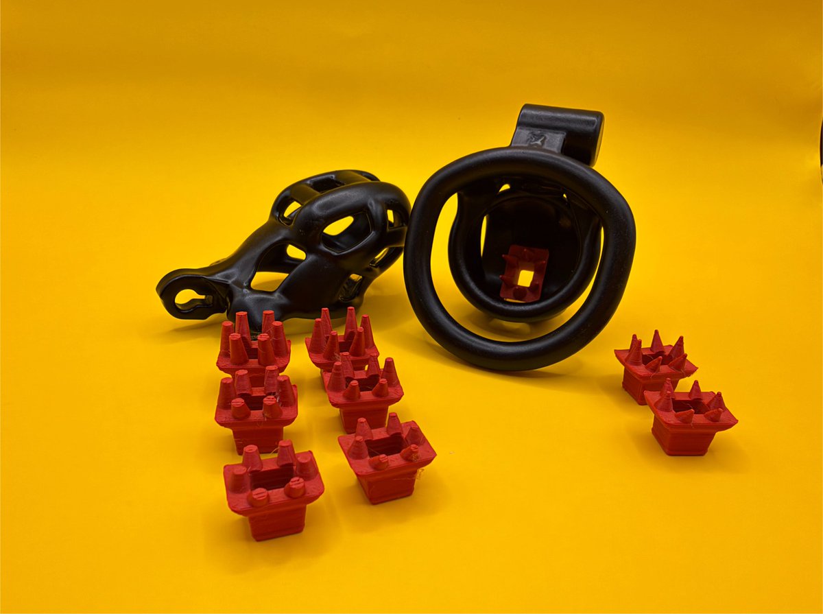 KinkyBiologist's tweet photo. KB3D Spicule - Testers wanted.

I’m looking for a small number of experienced chastity wearers to help test the upcoming KB3D Spicule inserts.

Requirements:
• UK based- sorry for shipping purposes
• Experience wearing chastity
• Own a Kink3D Cobra or Viper cage
• Good communicator (an active social media profile is preferred, as it helps me verify testers)

Selected testers will receive a full test set containing 9 inserts (3 heights × 3 sharpnesses). In return, I’ll ask you to wear them, answer a few questions, and provide honest feedback to help refine the design.

If you’re interested, send me a DM.