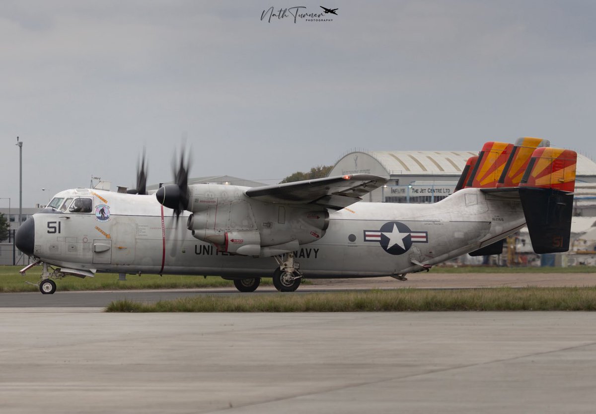 NathT93's tweet photo. Long live the COD ! End of an era for the ‘Rawhides’ , seen at Stansted last year #c2greyhound #stanstedairport #usnavy #vrc40 #vrc40rawhides https://t.co/7ZyIU2FAg9