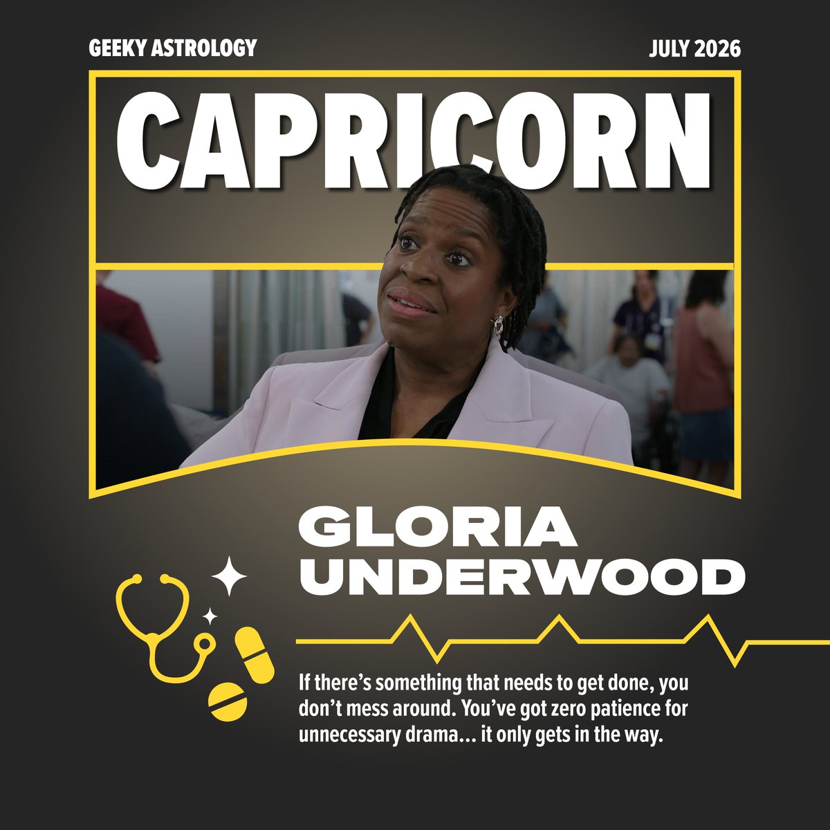 FANEXPOCANADA's tweet photo. Code blue: these zodiac pairings took our breath away. We’ve checked the charts (medical and astrological), and the results are in. https://t.co/jOIxnzReOG
