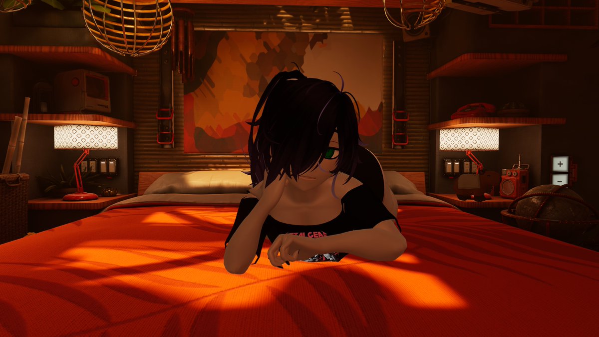 Morikoh_'s tweet photo. "Woke up a bit later than usual.."💜 https://t.co/kejA3KUTNy