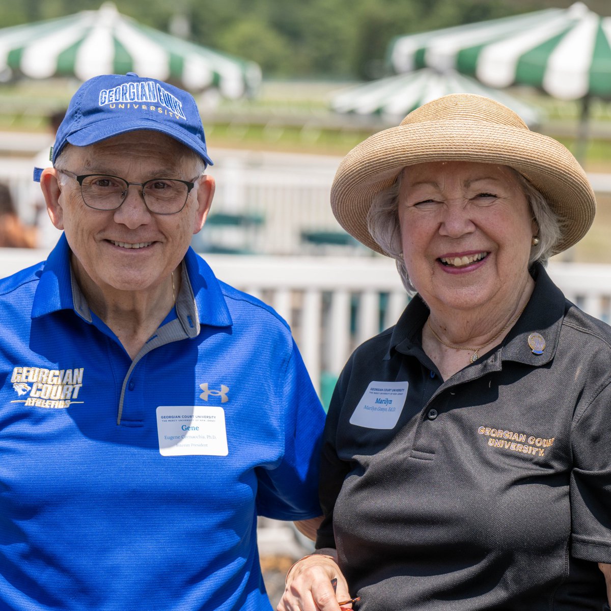 Georgiancourt's tweet photo. GCU Day at the Races brought alumni, friends, and families together at Monmouth Park Racetrack for a memorable summer outing!

With more than 70 attendees, guests enjoyed an afternoon of racing, sunshine, and time spent with members of the GCU community. https://t.co/fQIccUdTFl