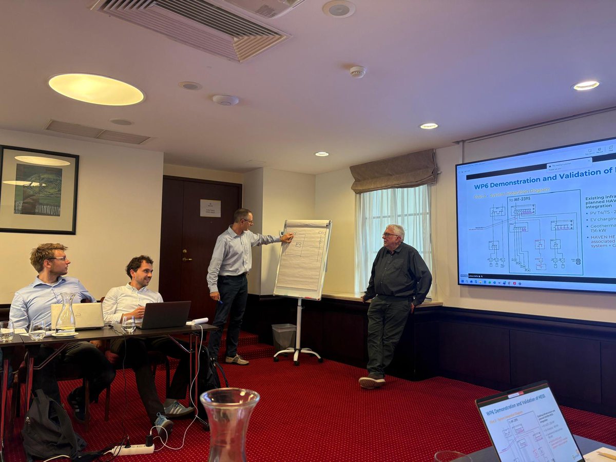 EUProject_HAVEN's tweet photo. ⚡ 5th HAVEN General Assembly

The HAVEN consortium met in Vilnius, hosted by SOLITEK, to align the next steps towards pilot deployment and real-world validation of Hybrid Energy Storage Systems (HESS).

Read more 👇
https://t.co/PnoD7G3HGr

#HAVENProject #HESS #EnergyStorage https://t.co/d51kbAtoFM