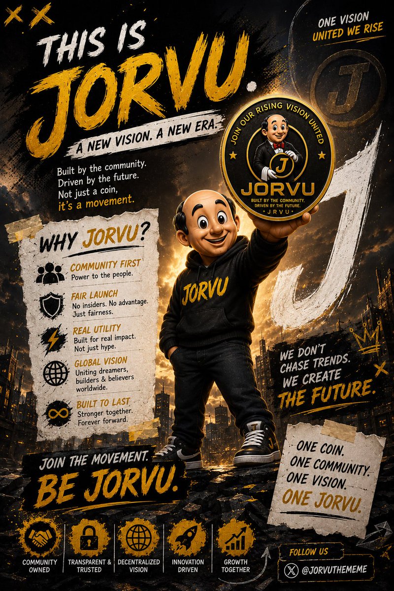 fallmoon5448's tweet photo. Share memes, or simply enjoy the journey, there's always room for one more.  "Every branch grows stronger together."  🪙 CA:  CPah7VWzX5d6obLXXtkB2JiNzXPNzehMEZCHnZfTpump 📷

@JORVUTHEMEME

#JORVU #Memecoin #Solana #Crypto #Community #Web3 #PumpFun https://t.co/GYRy5VBtaW