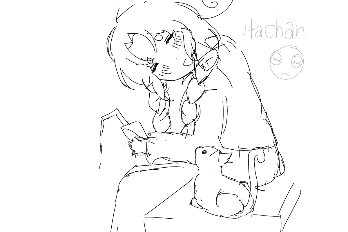 MinurroChurro's tweet photo. itaChan as dat one shizuku card before i sleep. Snoorr https://t.co/IhFsXIPIMz