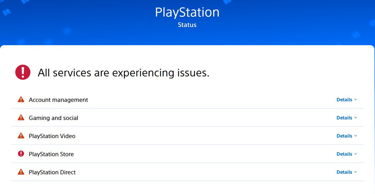 poliwa_93's tweet photo. En estos momentos los servidores de PSN están caídos y no se puede jugar a ningún juego digital, toda tu biblioteca depende de un servidor externo. 

Este es el futuro que quiere Playstation. https://t.co/k19ISUwzdp