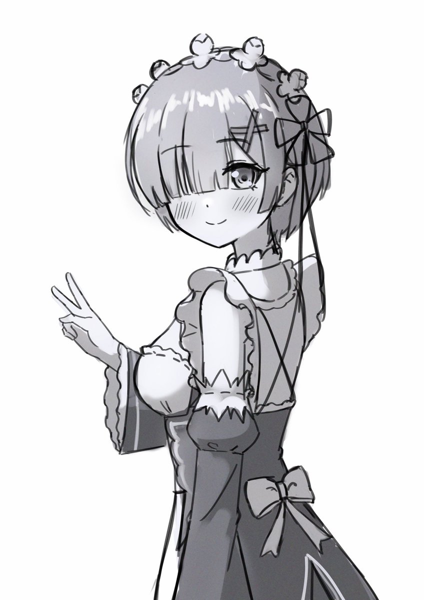 nano2_0716's tweet photo. 43日目
レム(モノクロ)
#リゼロ #rezero https://t.co/WYHc744x4E
