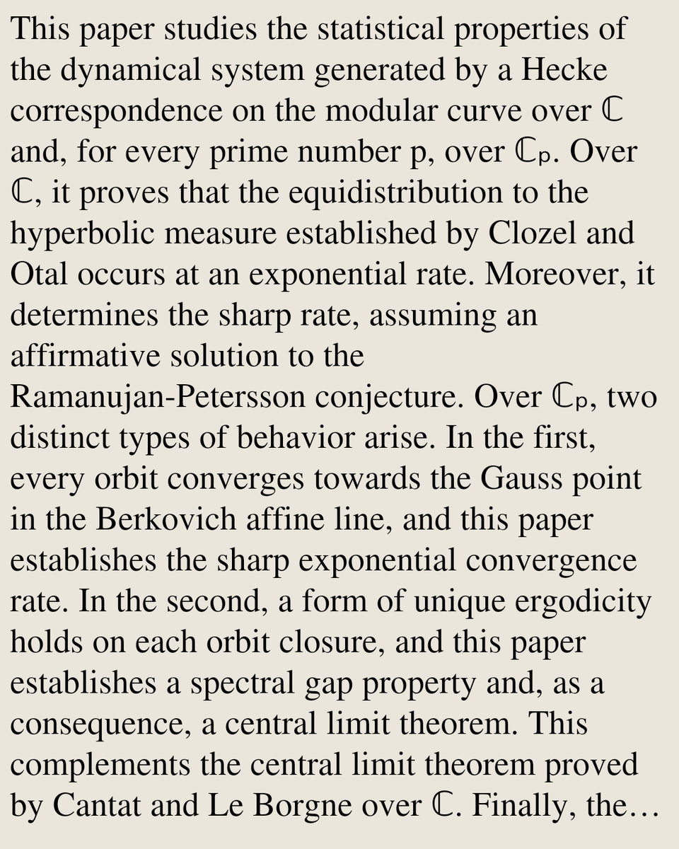 PQBW's tweet photo. Statistical properties of Hecke correspondences

Sebastián Herrero, Ricardo Menares, Juan Rivera-Letelier
https://t.co/ZbHaevR4mH [𝚖𝚊𝚝𝚑.𝙽𝚃 𝚖𝚊𝚝𝚑.𝙳𝚂] https://t.co/jiiRZLg2H9