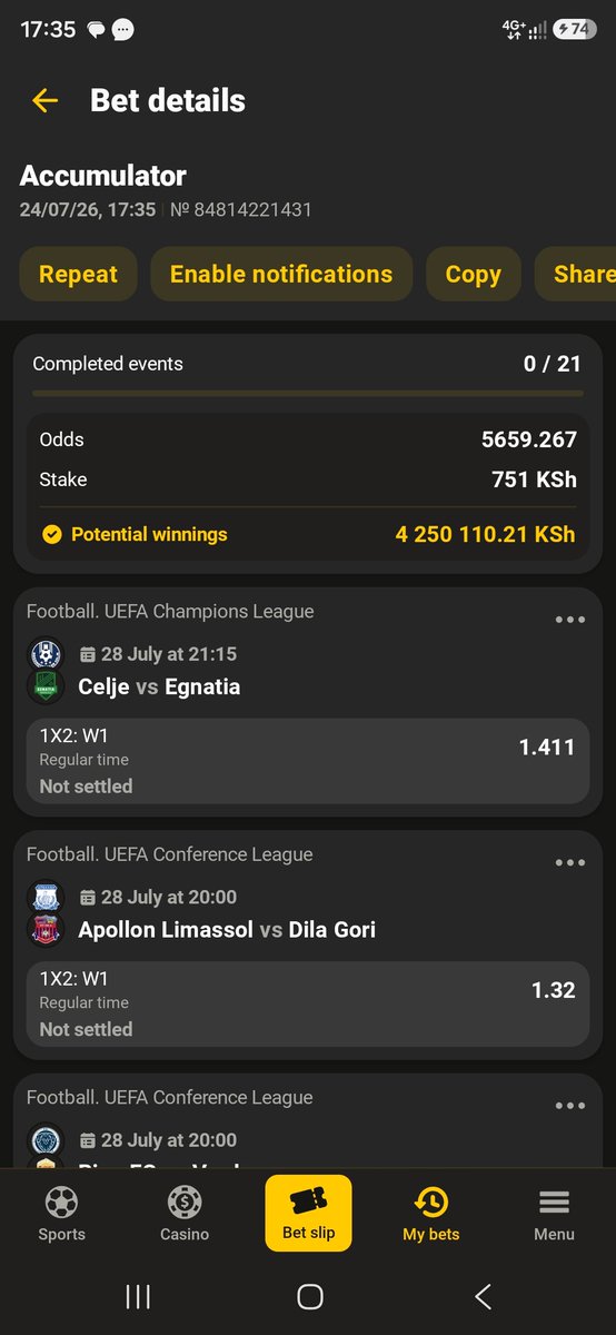 Wantips254's tweet photo. Afropari SGR
 5k Odds 🔥💰
Quite promising 🚀🔥

Let’s eat big at Afropari 💯

Booking Code ➡️ B3YU5

REG link 👉 https://t.co/aPKQ7I2ebi
Promo Code 👉 WAN254

@bello_adefunke https://t.co/tskOCj2zDS