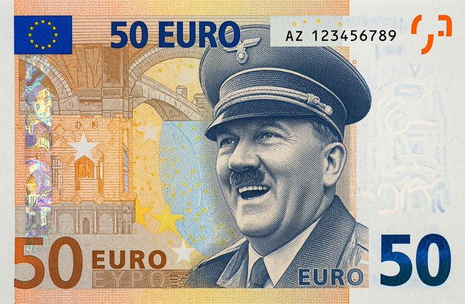 MetcalfDB's tweet photo. This is so good,

The EU are hosting a competition to design the new Euro Note and its started a MASSIVE meme trend where people are making meme designs for the Euro,

This is so genny and will 100% get an Elon interaction too

Check the replies:https://t.co/2iDrS4sMEO

Quotes: https://t.co/G5u3JuUq3b