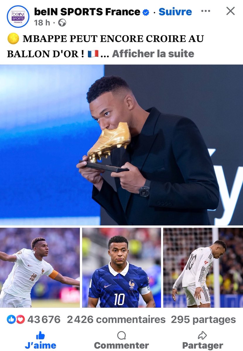 Mbappeballandor's tweet photo. 🇫🇷J’aime ce que les Médias français entrain de faire il peuvent mieux faire encore on continue les gas j’ai jamais vu propagande bien lancé comme ça on peut le faire 
L’équipe, Actufoot : il on tout les laisse la haine pour le moment 🇫🇷🌕
#MbappéBallonDor2026 https://t.co/pn0sk0mRrm