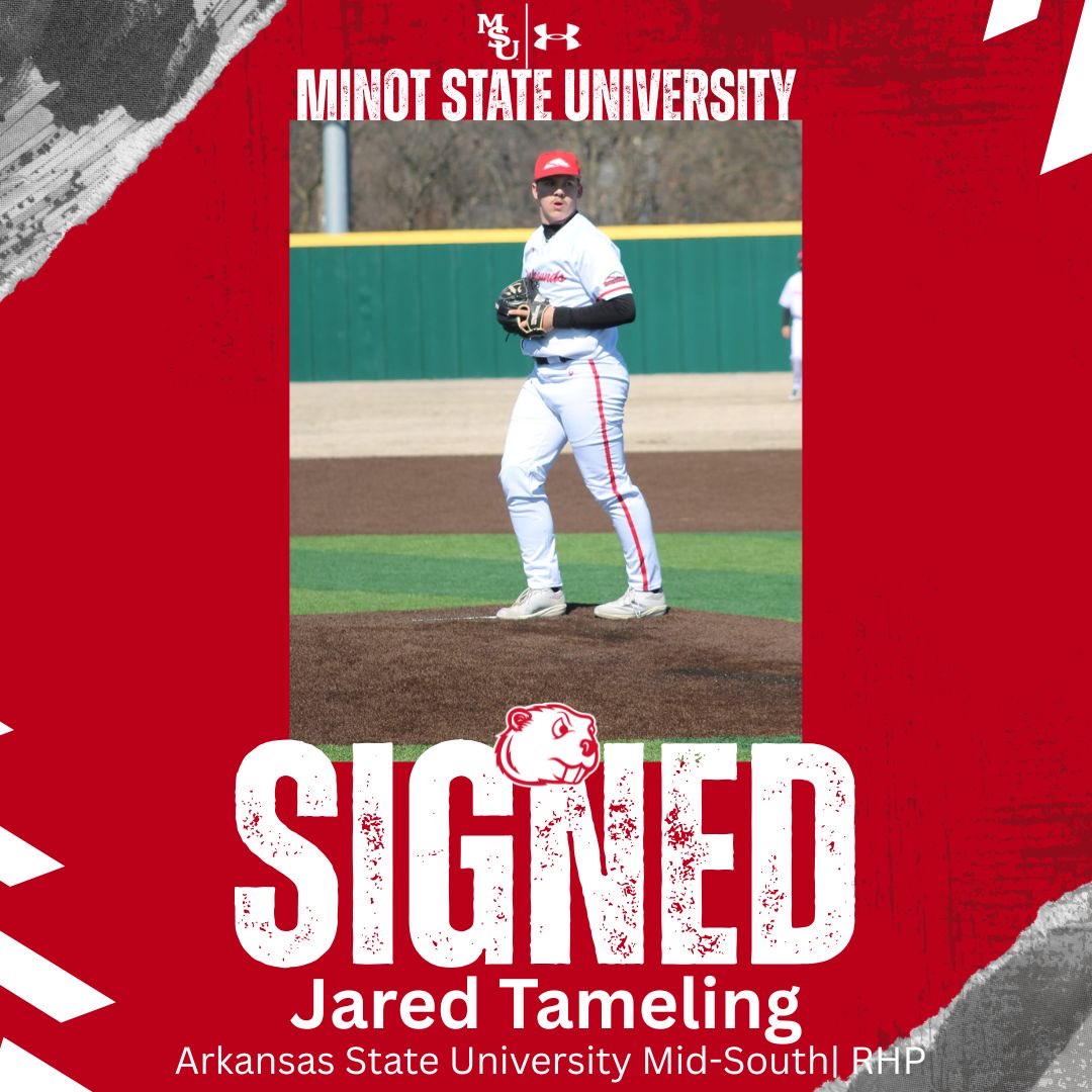 MSUBeaversBASE's tweet photo. 🚨Signing Alert🚨

Jared Tameling | RHP

Welcome to the Magic City!

#rollbeavs #BuildTheDam #OneTeam https://t.co/1RxkGaAVwP