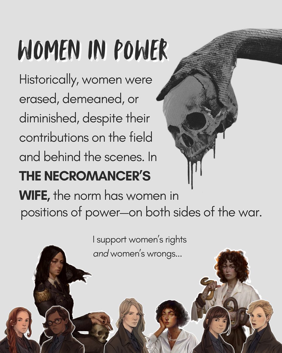 KrystalElkhoury's tweet photo. Historical Inaccuracies in THE NECROMANCER’S WIFE💀⚗️

🏳️‍🌈wlw+queer chars
💀retired necromancer🩷💜💙
⚗️missing alchemist🧡🤍🩷
🪄magical intrigue
🚂dieselpunk

🧵1/2
#Q #A #F #QuestPit https://t.co/201savUURk
