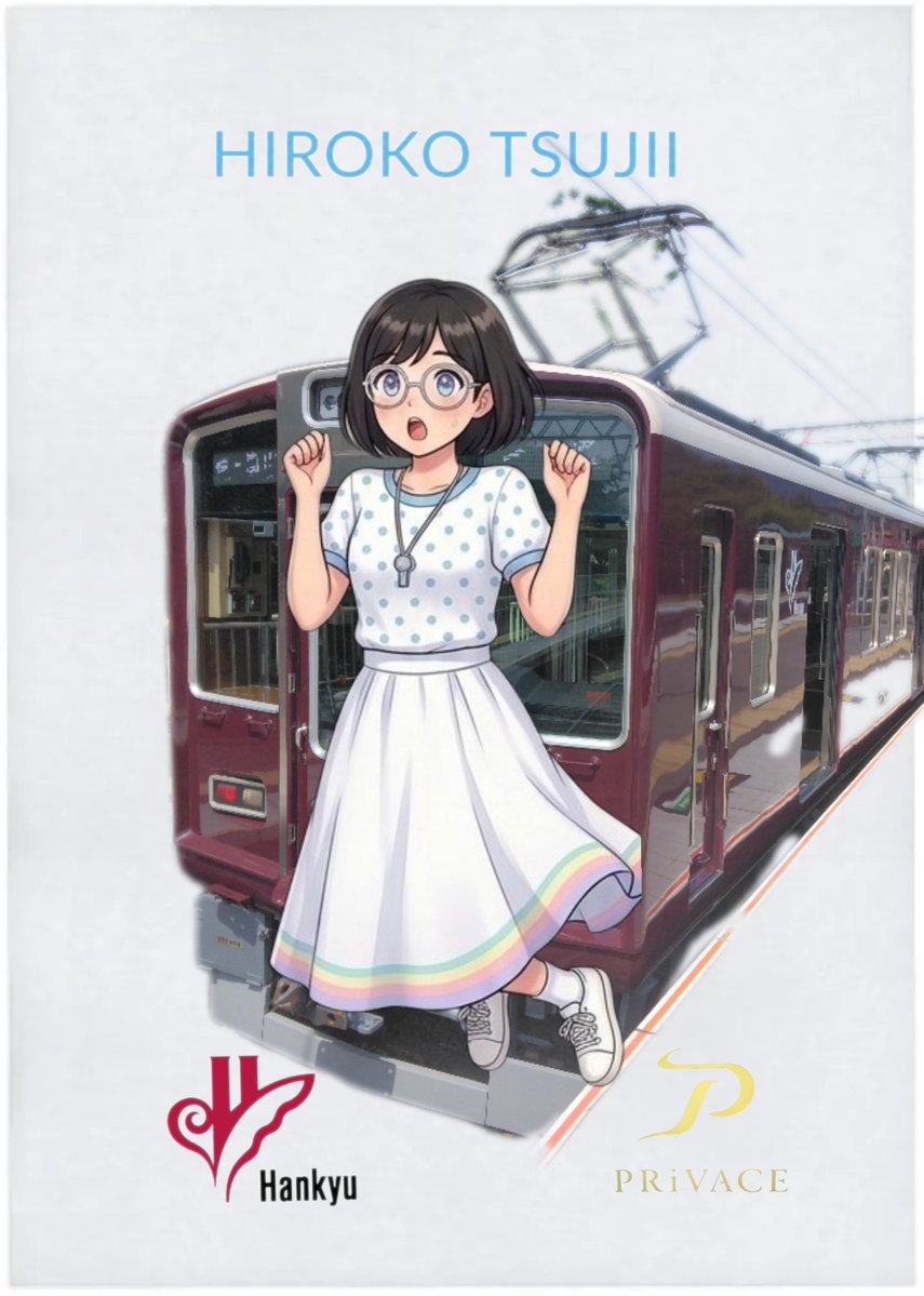 FM80210's tweet photo. PRiVACEの副リーダー、学級委員長。HIROKO TSUJII
#阪急電車
#萌えキャラ
#PRiVACE https://t.co/NOOkiXMWUH