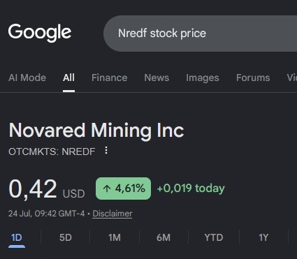 WpggWeKnow's tweet photo. NRED may be starting a fresh move. NRED is beginning to separate from the recent range. A steady bid above $0.42 keeps the bullish case alive. Bulls need to hold the gain.

#teenagee #SmallCaps #NREDF GOLD AMD RIVN DIA https://t.co/rtEMNySY2W
