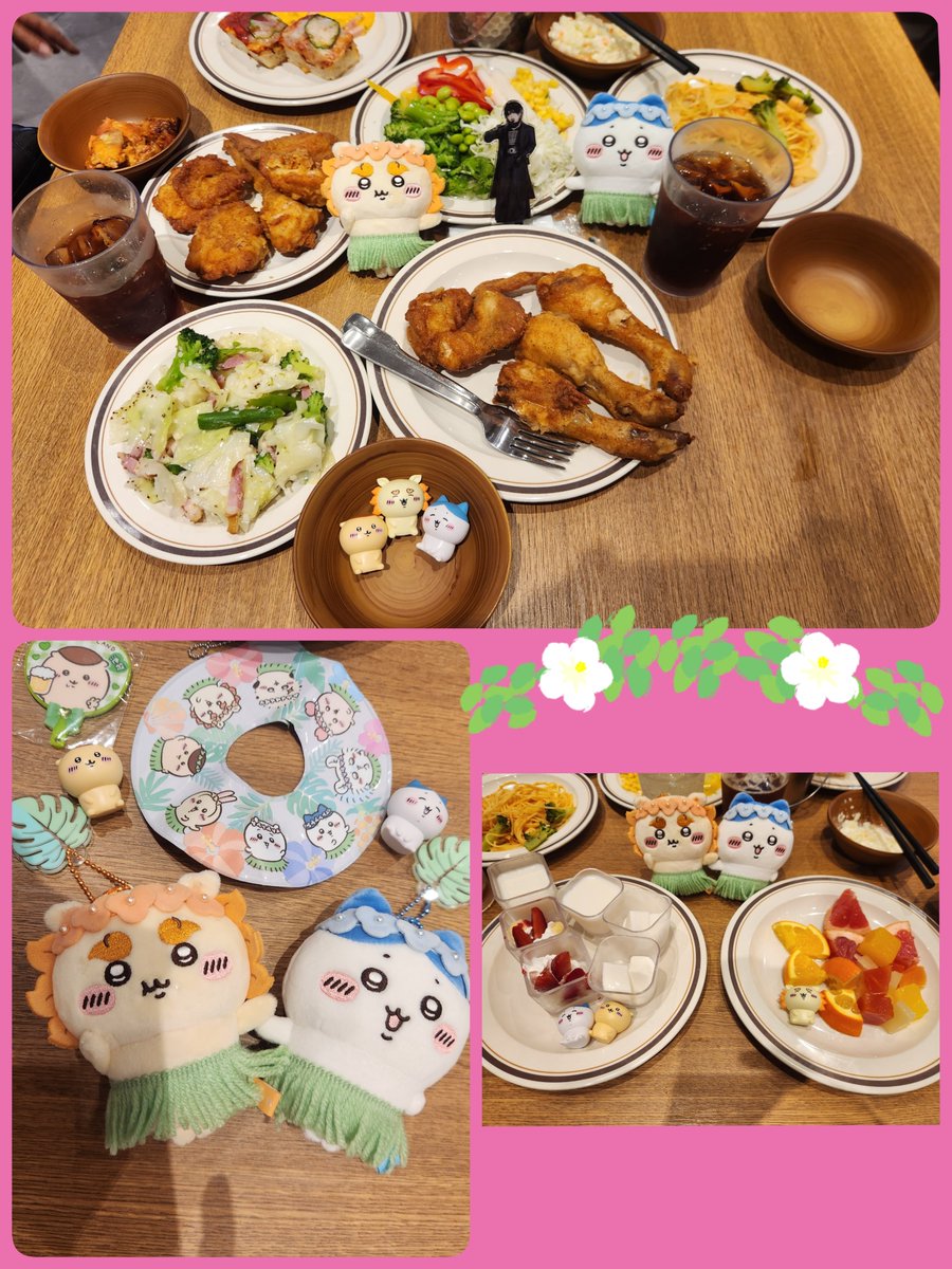 gaze6969tsk's tweet photo. ちいかわムービー行ってきた
ちい活推し活友人と
万博記念公園
ケンタ食べ放題 〰️映画〰️ちょい呑み
#推し活  #ちい活 #ハチワレ
#シーサー #人魚のひみつ
#黎KURO  #exライリベ https://t.co/0MKueyrNuR