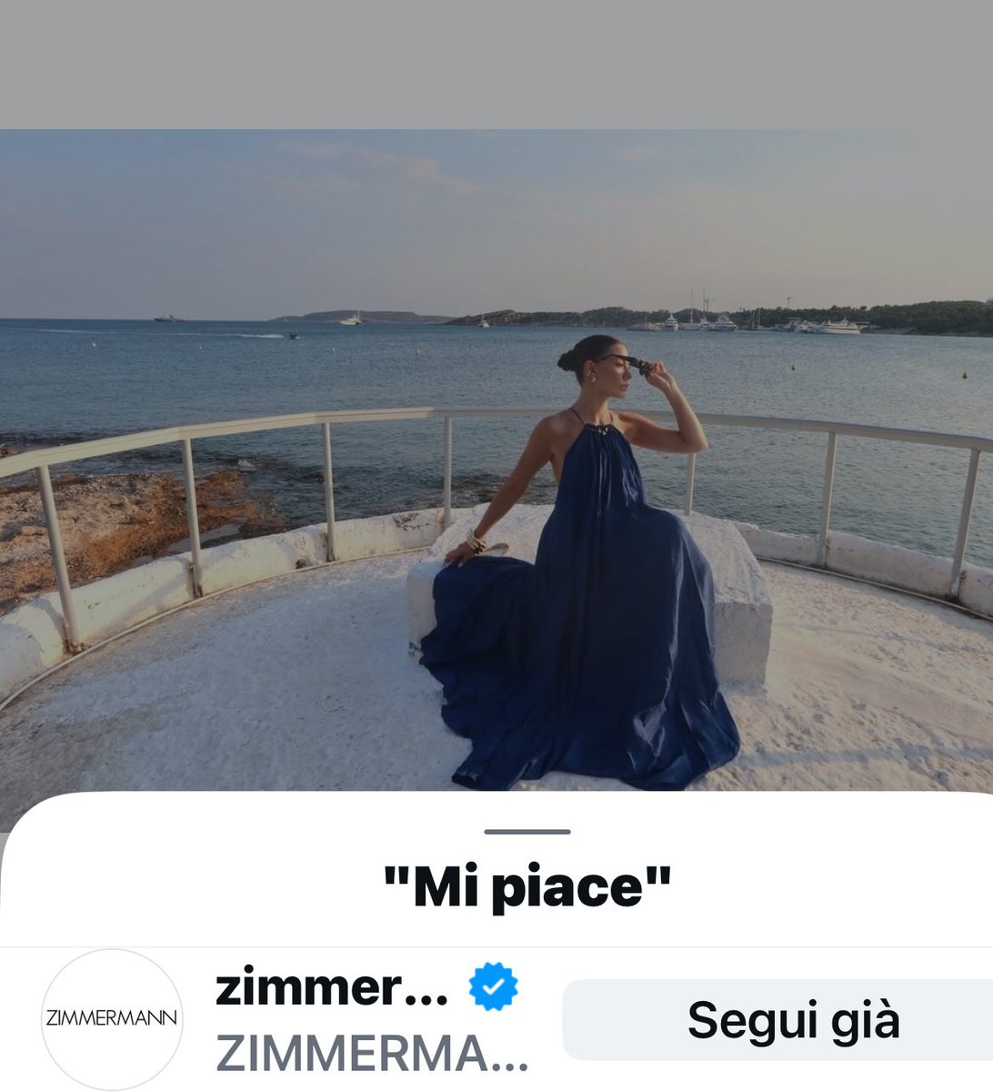 AliDemettin's tweet photo. 📌The famous brand Zimmermann liked this photo of Demet Özdemir on Instagram, in which she is wearing one of the brand's dresses @ZIMMERMANN_ https://t.co/JvyznkYMbE