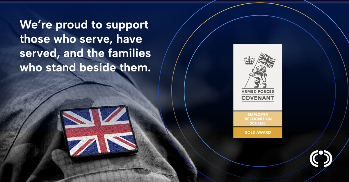 Computacenter's tweet photo. As a proud signatory of the UK Armed Forces Covenant, we're delighted to share that Computacenter has achieved Gold status in the Employer Recognition Scheme.

This achievement reflects our ongoing commitment to supporting those who serve, have served, and the families who stand beside them.

We're proud to recognise the valuable skills, experience and perspectives that members of the Armed Forces community bring to our business every day.