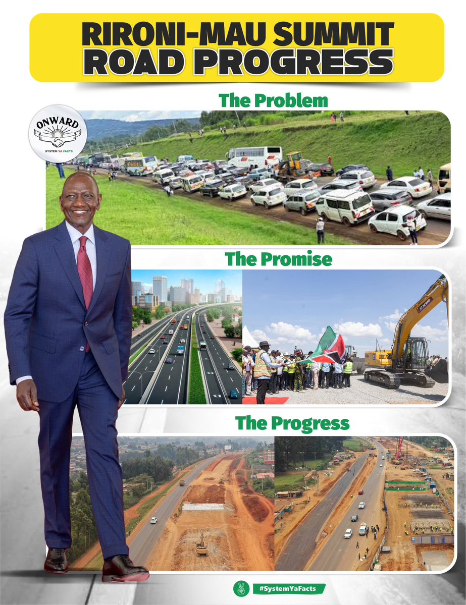 UDAdocument's tweet photo. Mau summit road taking shape yani @WilliamsRuto ni kusema na ketenda kazi safi .
#RironiMauSummitRd
Tracking The Progress
Delivering The Promise
#InvestingInTheNextGen
Skills To Jobs
Obado
Wezator
#TheGloriousComing
#Weza69Weekend
#bomayanguupdates
#SifunaInBungoma https://t.co/Ao5oTBI6wY