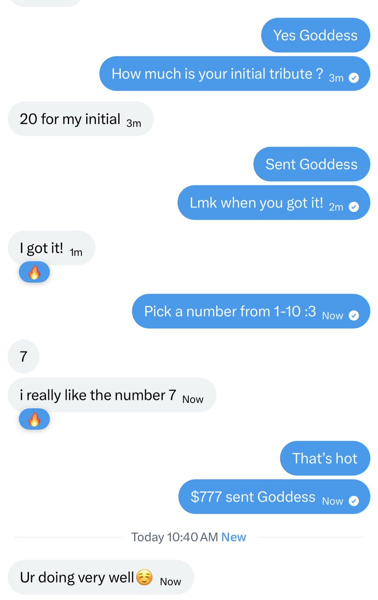 ricky_mauser's tweet photo. Just had the hottest morning drain 😩💰
Started with a $20 initial tribute, picked 7 because I love it… and sent $777 right after.
Goddess said I’m doing very well and called it hot 🥵🔥
Addicted already. Who else is sending big for their Goddess today? https://t.co/g86Osjo14c
