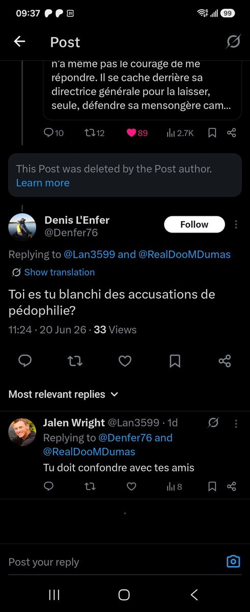 Bobeb3n's tweet photo. @CAQophonie @AliciaGagnonRu J'imagine que tu as aussi le post qui a declenché Doom dans ton disque dur ou tu aime déconstruire la réalité pour faire avancer ton agenda de débile
#OuEstJalenWright #RipInPeace https://t.co/G9D2n3RHtM