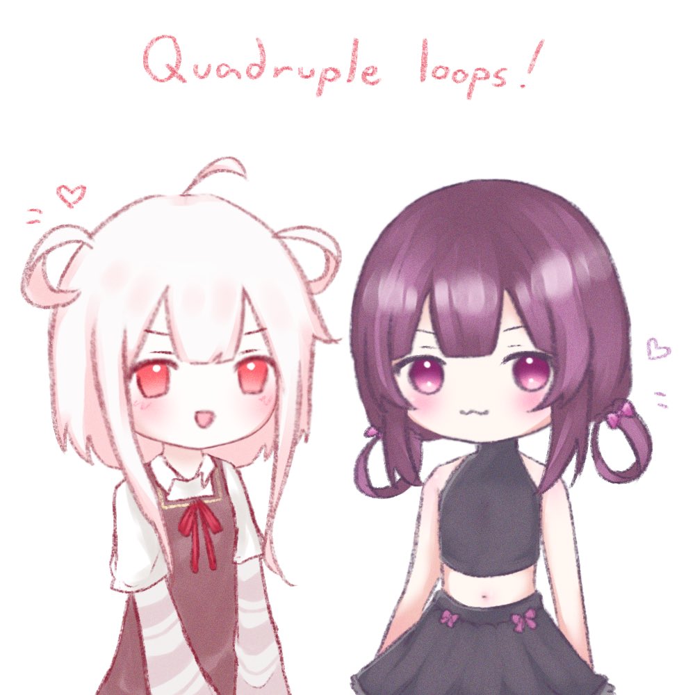 gruesomevoid's tweet photo. my oshi got a new hairstyle and now we are matching loops! i used this as an excuse to draw me and my oshi together :D

happy birthday shonshon!!

#sliceofshadow https://t.co/fVHlvgHLSh
