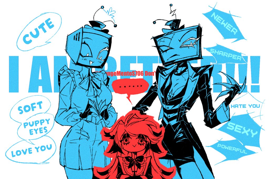 OrangeMentoS706's tweet photo. ♀ LOSING CHOICE ♀
#radiostatic #hazbinhotel https://t.co/eDpgvxEHwL