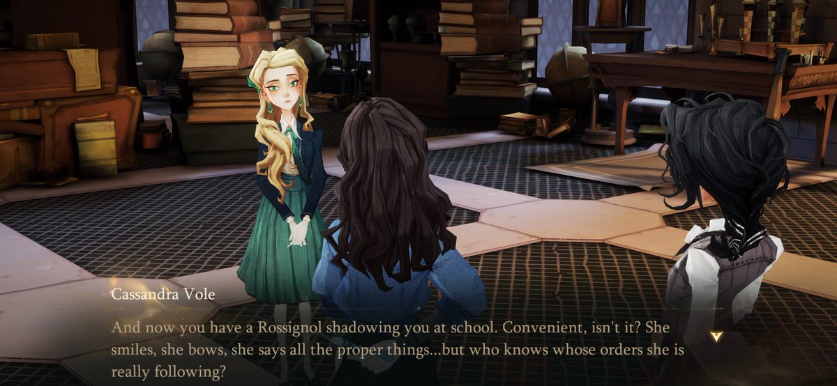 aevumace's tweet photo. I need mc to be squished between these two. I require Cassandra vs Eulalie over FMC fics since yesterday https://t.co/8GKIGNUAIw