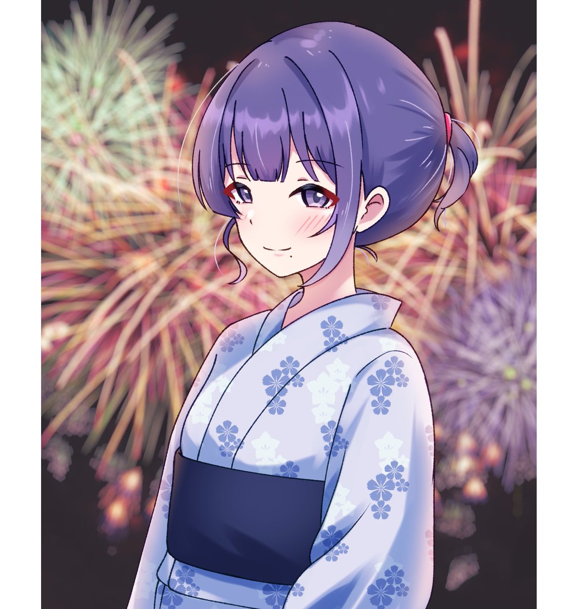 shinouziP's tweet photo. 浴衣美鈴～ https://t.co/vnmUs8SMts