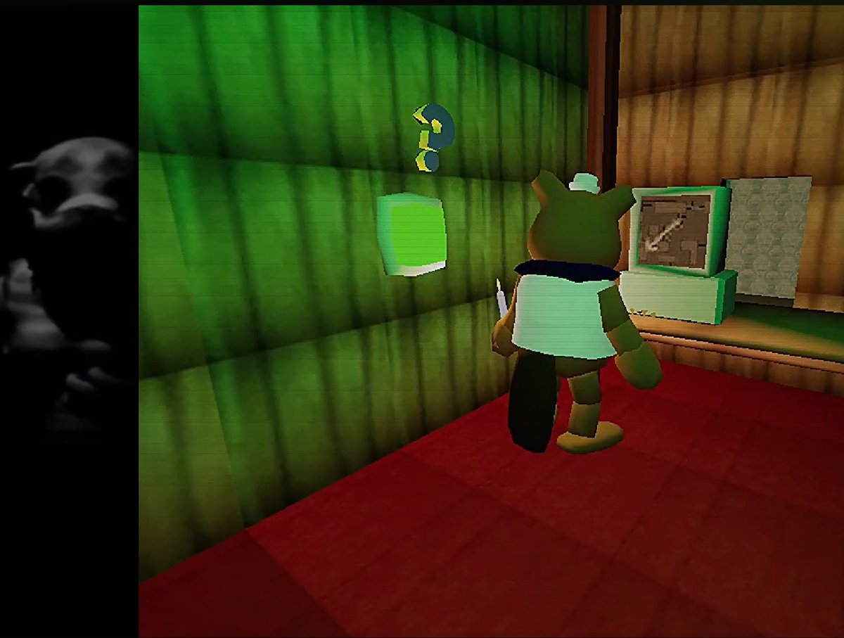 AnarackWStudios's tweet photo. If Gaster properly shows himself in deltarunes later chapters, i hope on the console/switch ports he creepily shows up in the boarders like starling Olivia from shipwrecked. https://t.co/vuvshmnvkI