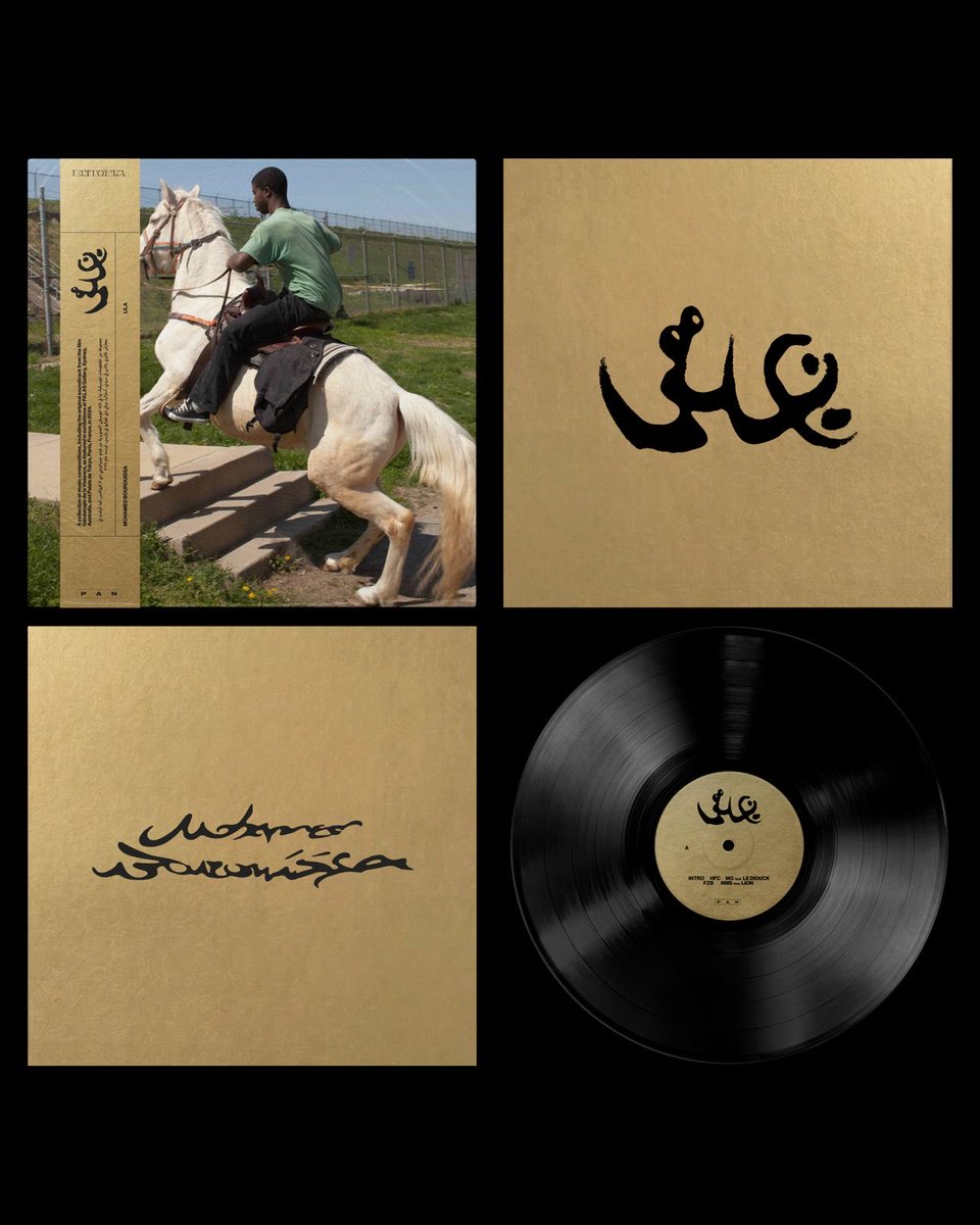 PAN_hq's tweet photo. Mohamed Bourouissa’s debut album ‘LILA’ is out now on PAN, in a deluxe vinyl edition including a 16-page booklet.

PAN 149 → https://t.co/wowX4AFC5q

Emotionally charged and rooted in the aesthetics Bourouissa pegs to his bonds with sound, people and art, it's as complex and multi-layered as any of his celebrated installations or exhibitions.