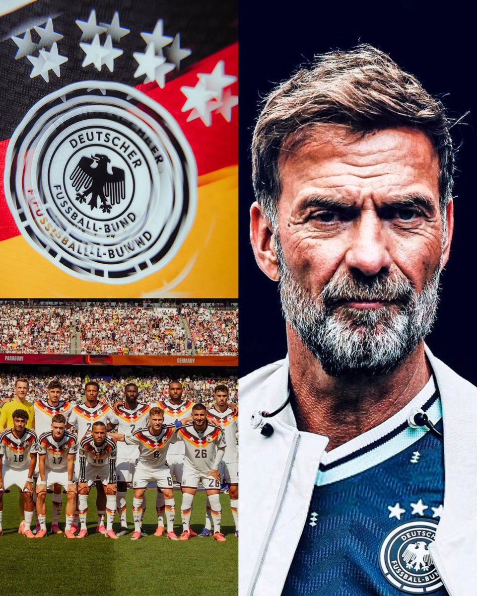 MotivacionesF's tweet photo. 🇩🇪🚨 Jürgen Klopp dejó una de las declaraciones más contundentes en su presentación como nuevo seleccionador de Alemania:

🗣️ “No acepté este trabajo por mí, sino por ustedes. Y lo hice a pesar de la forma en que trataron a Thomas Tuchel y a Julian Nagelsmann”.

👊 “Si van a perseguir a mi familia por las decisiones que tome como entrenador, renunciaré de inmediato”.

🚯 “Si creen que soy una basura, díganmelo a la cara. Me iré sin pedir ni un euro de compensación”.

🧢 “Mi carrera no depende de la selección alemana. Esto simplemente representa el punto más alto de mi trayectoria”.

KLOPP NO SE GUARDÓ NADA 🔥🇩🇪