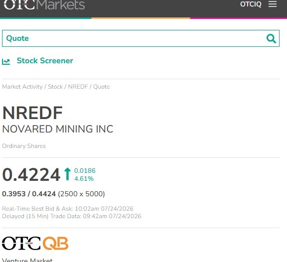 alanluther3's tweet photo. THE NRED REVERSAL MAY BE STARTING. The stock added $0.019 today. That puts NRED back on watch for continuation and a possible reversal. Volume is the next confirmation.

#teenagee #Trading #MarketWatch AMD SOFI SPY GE https://t.co/4wJV9rlobt