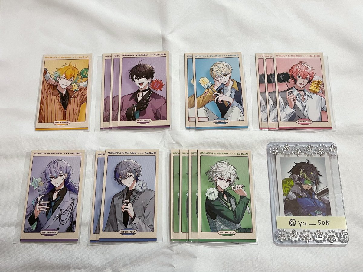 yu___505's tweet photo. 〔交換〕にじさんじ MECHATU-A 1st Mini Album On-Deck! 特典 フォトカード

譲  画像のもの

求  IDカードの方 または 350円/枚+送料

⟡郵送でのお取引
⟡買取の場合paypay送金でのお取引
⟡纏めての方優先

検索からでも気軽にお声がけください🌼 https://t.co/qFeWJwuohk