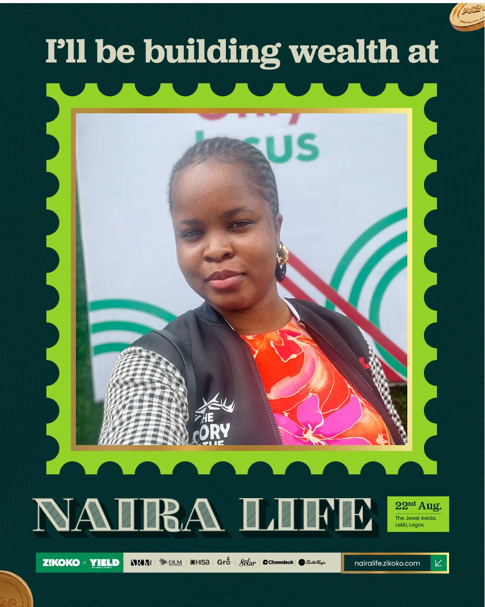 bolutife_xx's tweet photo. Iโm attending the Naira Life Conference because Iโm ready to level up!
#TheNairaLifeConference2026 #BuildWealthWithYield https://t.co/xmq1igGFNz