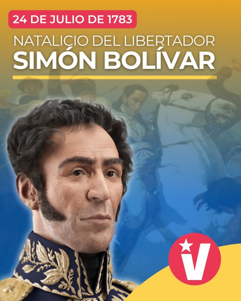 PartidoPSUV's tweet photo. Un día como hoy, en 1783, nació en Caracas el hombre que cambiaría el destino de toda una región: Simón Bolívar, el Padre de la Patria.

​Nuestro Libertador nos dejó un legado de unión, libertad y visión de futuro que trasciende fronteras y generaciones. 

#Venezuela #VivaBolívar ❤️🇻🇪
