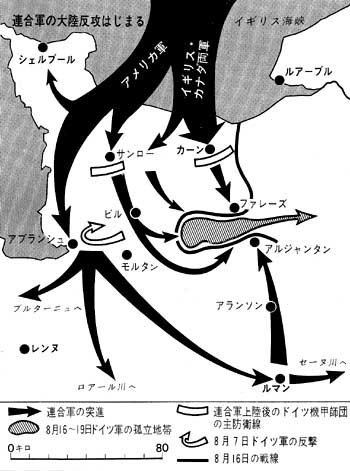 panzpak40's tweet photo. /25（44)#コブラ作戦
ノルマンディー連合軍突破に成功
B17B25主力の3千機の絨毯爆撃で装甲教導師団を粉砕
米第1軍（ホッジス中将)#サン·ロー.を突破、独84軍団は排除され7/30第8軍団がアブランシュ-ポントボ橋を奪取
橋からパットン第3軍がブルターニュと内陸に溢出 https://t.co/lAFZgktY6j