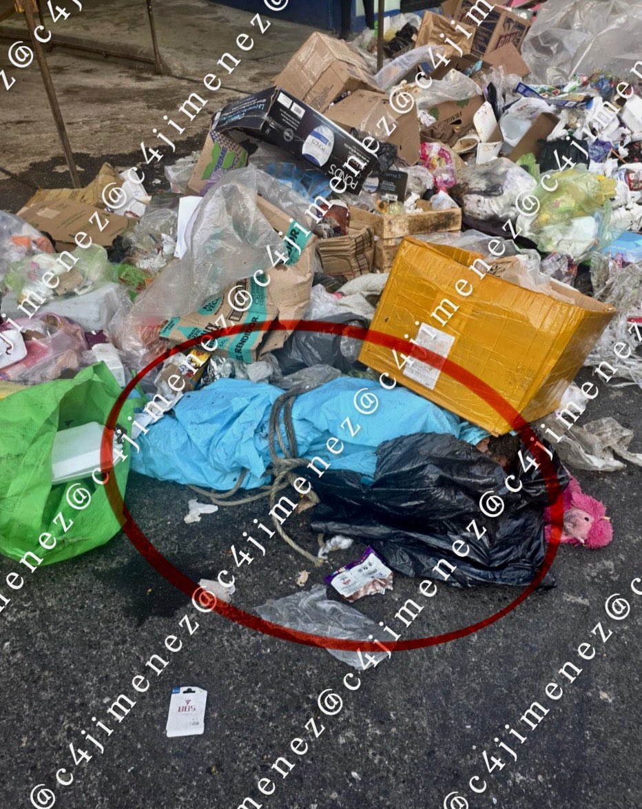 c4jimenez's tweet photo. MANDAN a ADICTO a TIRAR CADÁVER a la BASURA 
Francisco Javier Merino
Esta madrugada una persona le pagó para q tirará el cuerpo de un hombre embolsado, entre los puestos de Tepito.
Agentes de  @SSC_CDMX lo descubrieron y detuvieron.
@FiscaliaCDMX indaga p reconocer a la víctima. https://t.co/MhuHvg7XT8