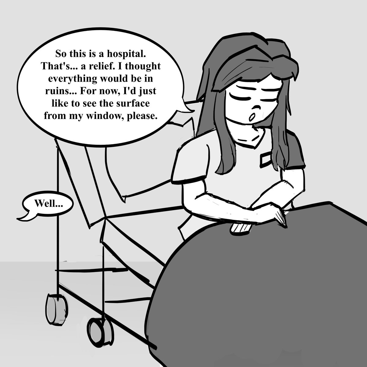 Monsterr_Sketch's tweet photo. Tessa Survives (2/?)

A new trauma for poor Tessa, and she's barely even awake.

#murderdrones #tessaelliott #jessa #murderdronesau #serialdesignationj #glicht #j #tessa #elliott #comic #comicmurderdrones https://t.co/40LhwDNQMp