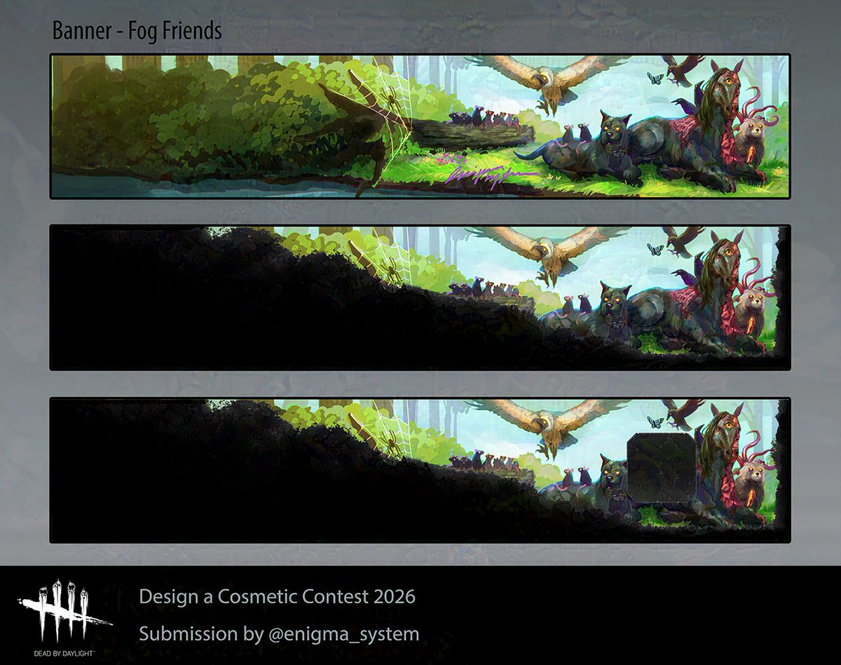 enigma_system's tweet photo. Have some animal frens for a banner🐴🐀🐦‍⬛
This contest is always so fun - good luck to everyone💖 https://t.co/UcHxmM39RH